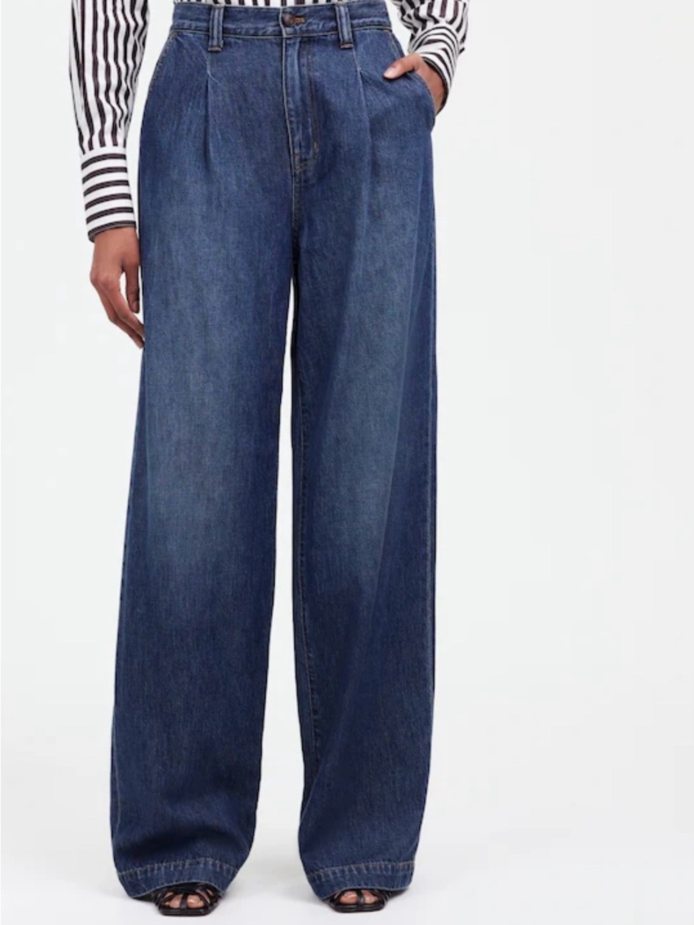 Madewell The Harlow Wide Leg Jeans size 32